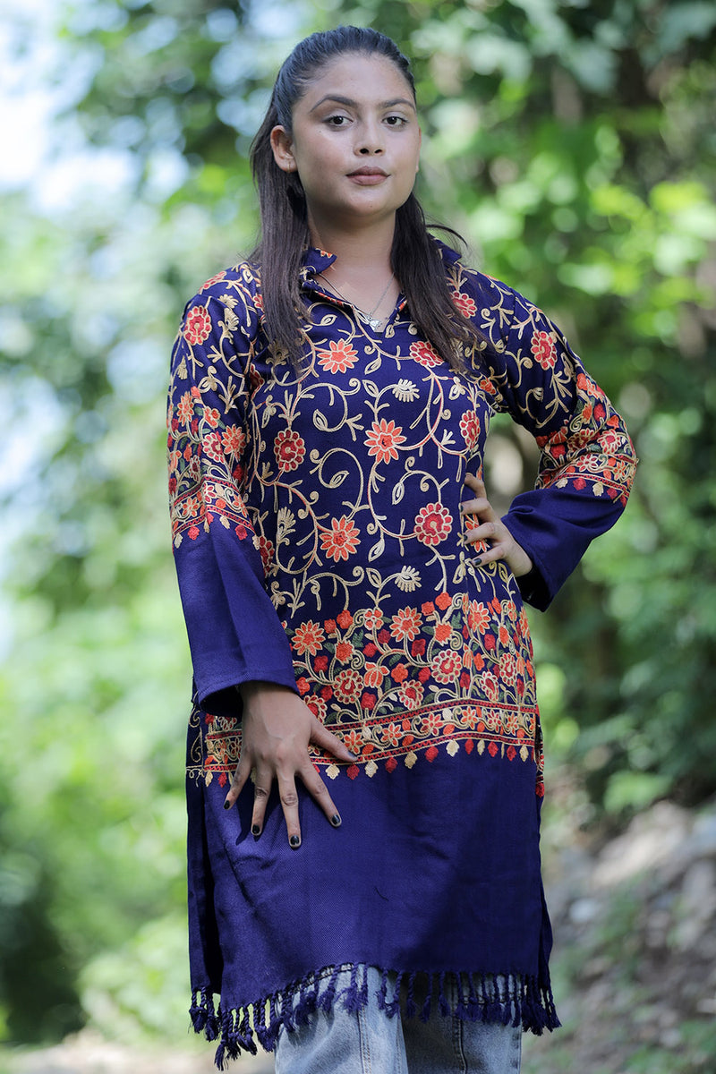 Blue colour kurti