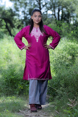 Purple colour kurti