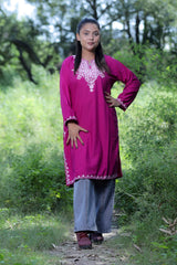 Purple colour kurti