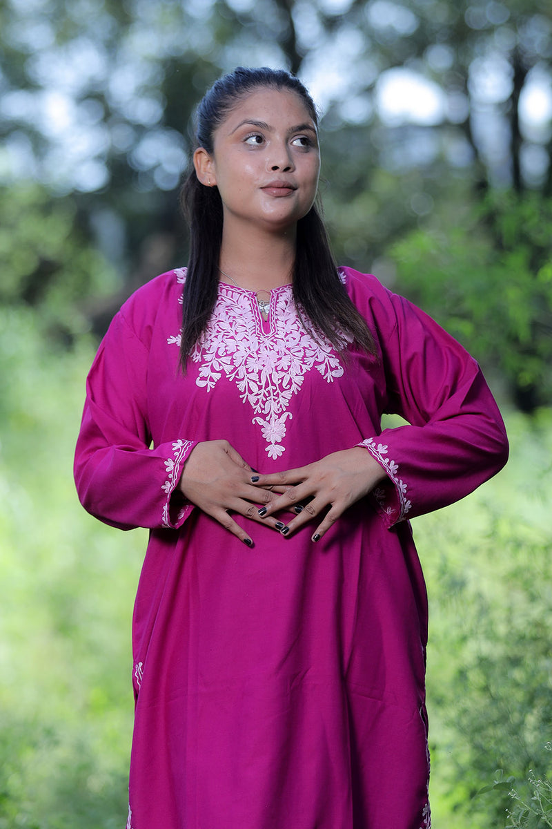 Purple colour kurti