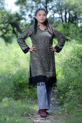 Black colour kurti - CraftKashmir