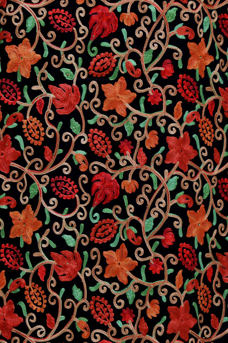 Black colour salwar kameez