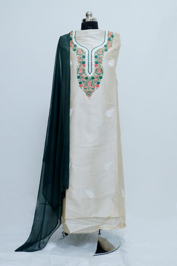 Green colour salwar kameez