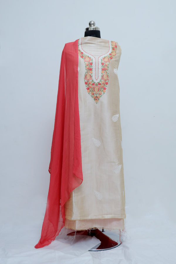 Red colour salwar kameez