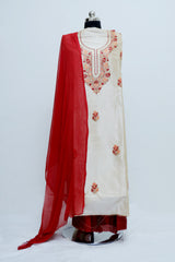 Maroon colour salwar kameez