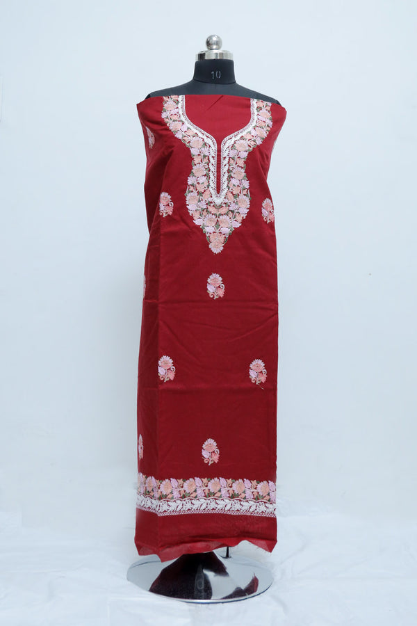 Maroon colour salwar kameez