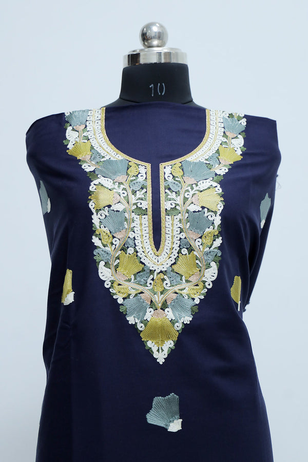 Blue colour salwar kameez