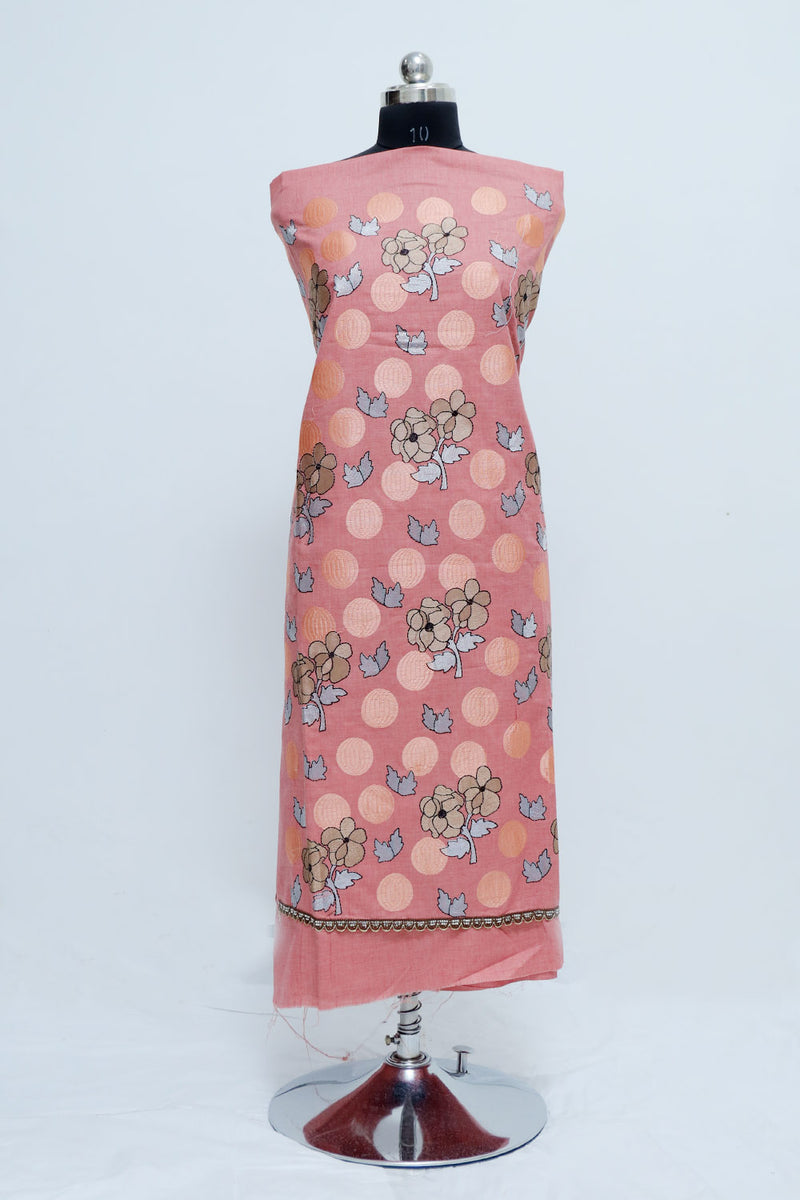 Peach colour salwar kameez