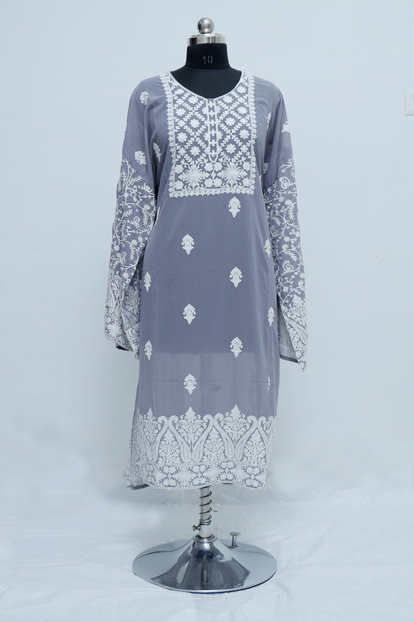 Grey colour kurti