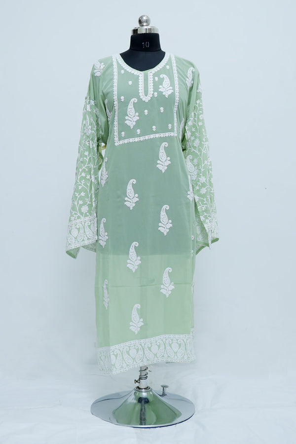 Green colour kurti