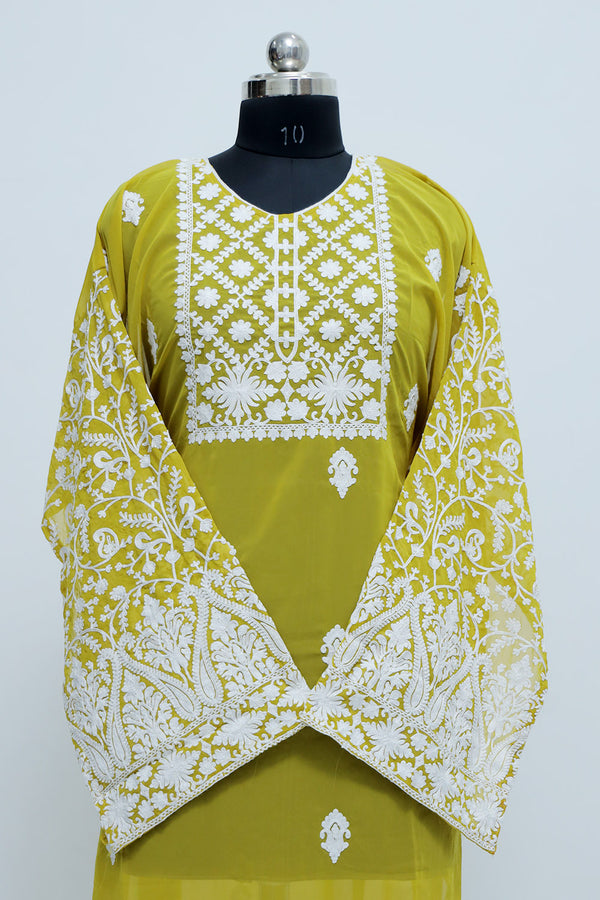 Yellow colour kurti