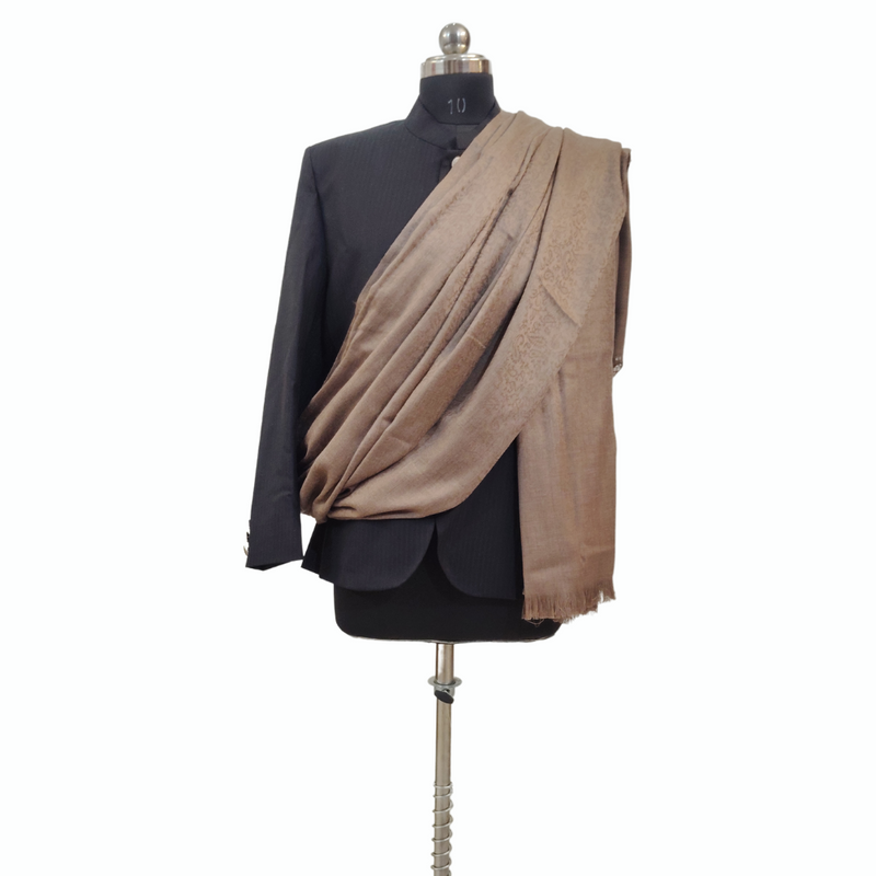 Brown colour Mens Shawl