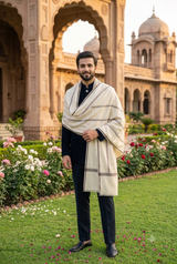 Brown colour Shawl CraftKashmir