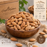 Premium Mamra Almonds (Badam) – 1 kg CraftKashmir