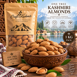 Fresh Kashmiri Almonds (Badam) – 1 kg CraftKashmir