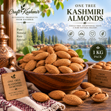 Fresh Kashmiri Almonds (Badam) – 1 kg CraftKashmir