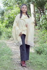 Yellow colour shawl