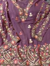 CraftKashmir's short length with hem design kurti CraftKashmir