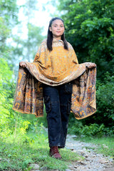 Mustard colour shawl